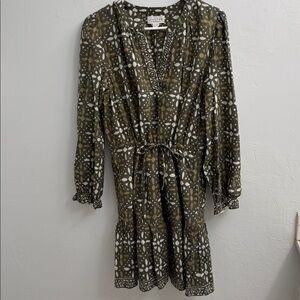 Velvet Drawstring Dress